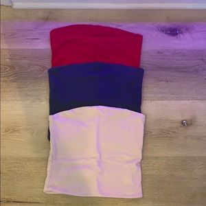 BRANDY MELVILLE TUBE TOP BUNDLE